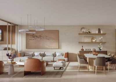 619 Brickell Residences Miami Living Room